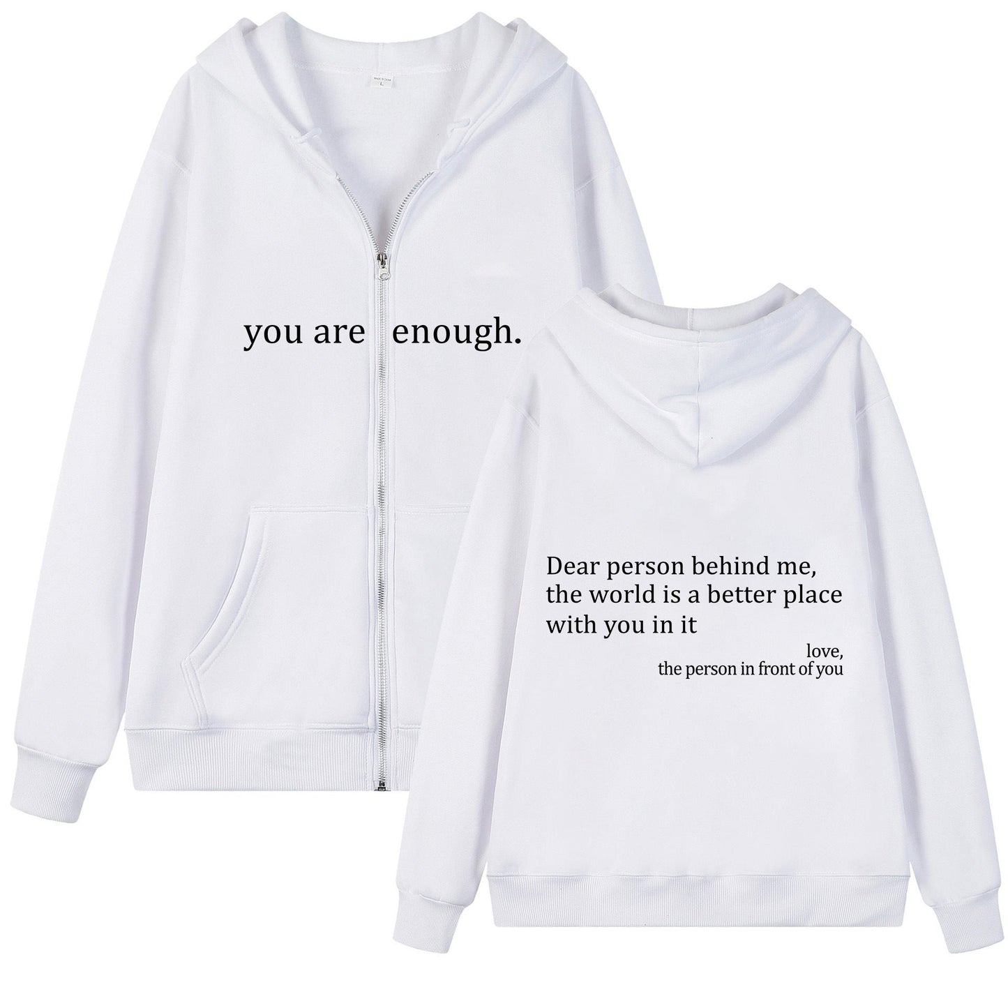 Emotional Zipper Hoodie