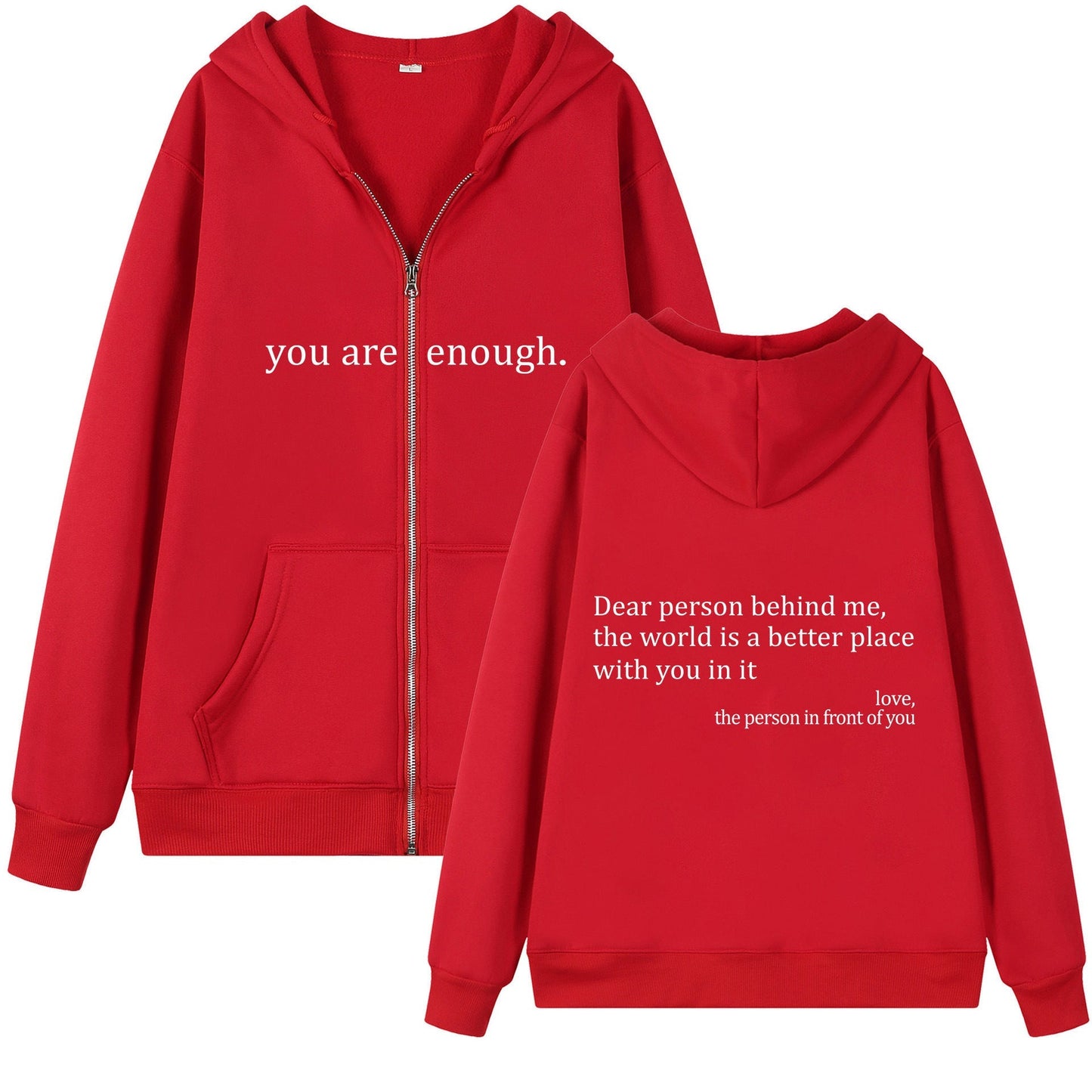 Emotional Zipper Hoodie